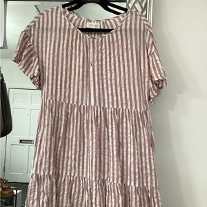 Velvet Sz S Dusty Pink dress